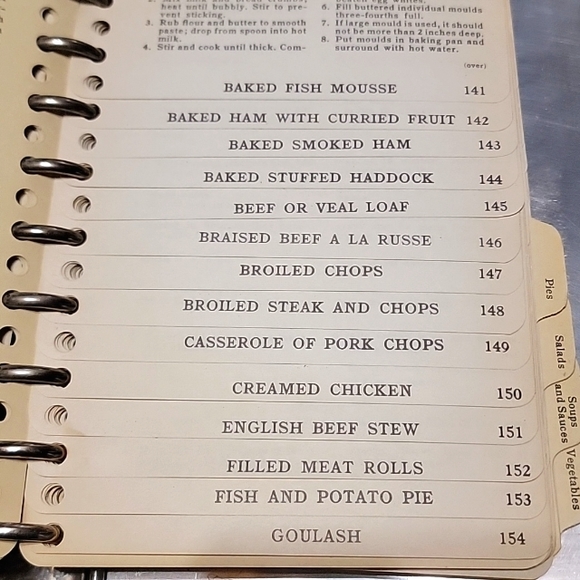 Vintage Pillsbury Cookbook with Aluminum Cover - Picture 10 of 12